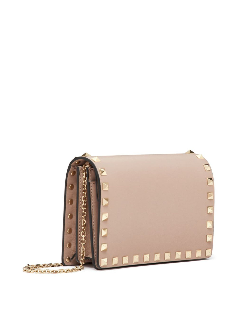 Valentino Garavani Rockstud Leather Mini Bag - Powder