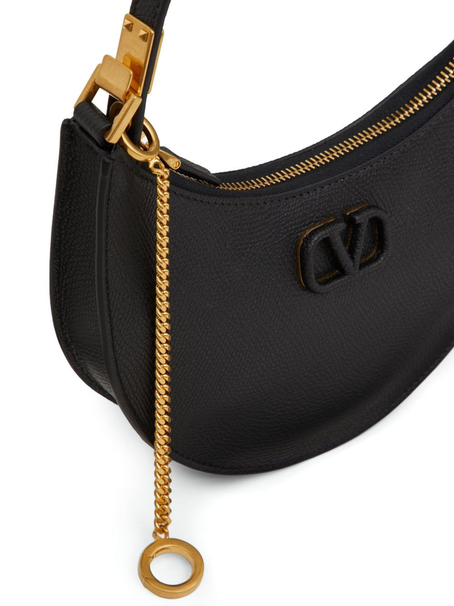 Valentino Garavani VLogo Signature Hobo Mini Bag - Black