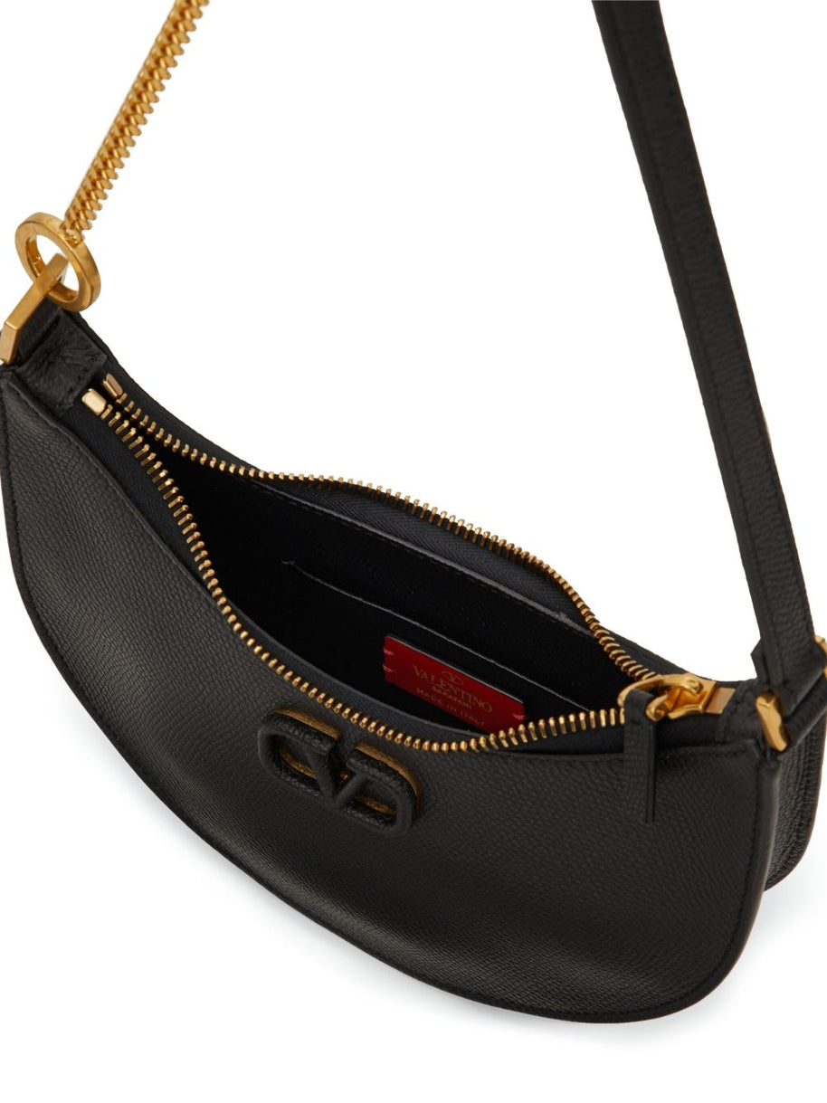 Valentino Garavani VLogo Signature Hobo Mini Bag - Black