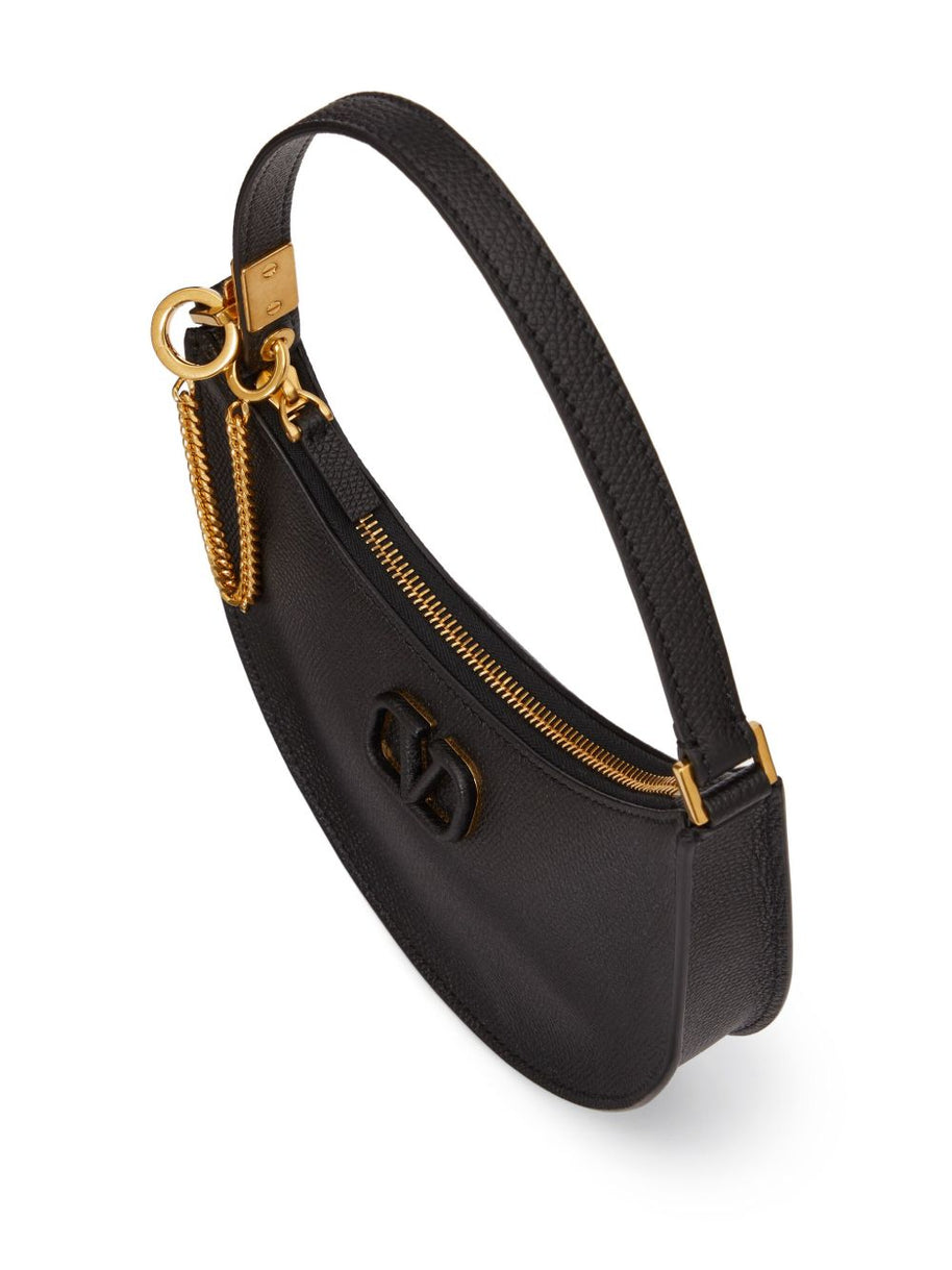 Valentino Garavani VLogo Signature Hobo Mini Bag - Black