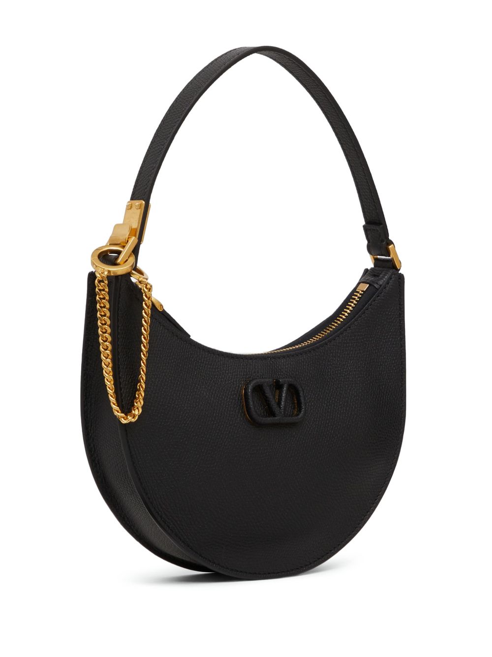 Valentino Garavani VLogo Signature Hobo Mini Bag - Black