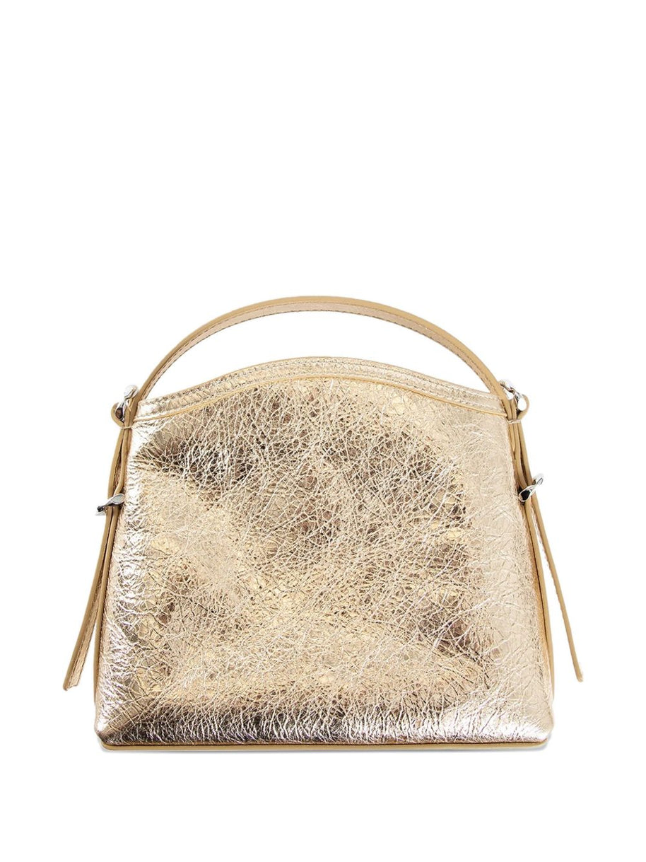 Givenchy Voyou Nano Leather Shoulder Bag - Golden