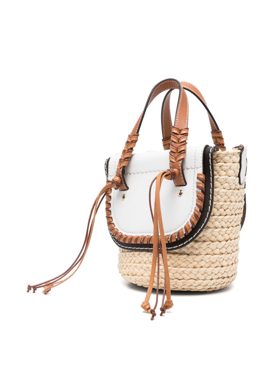 CUBA LAB Habanera Bucket Bag In White