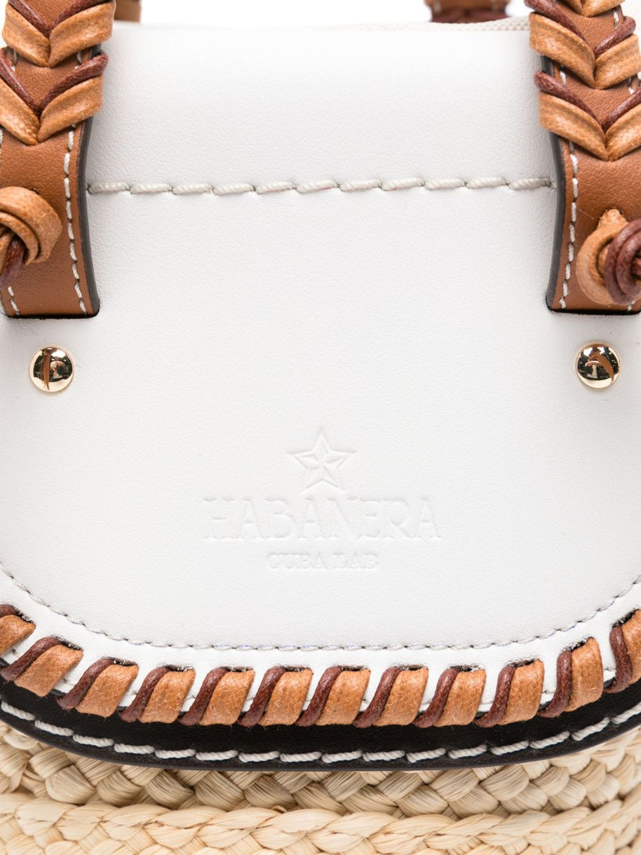 CUBA LAB Habanera Bucket Bag In White
