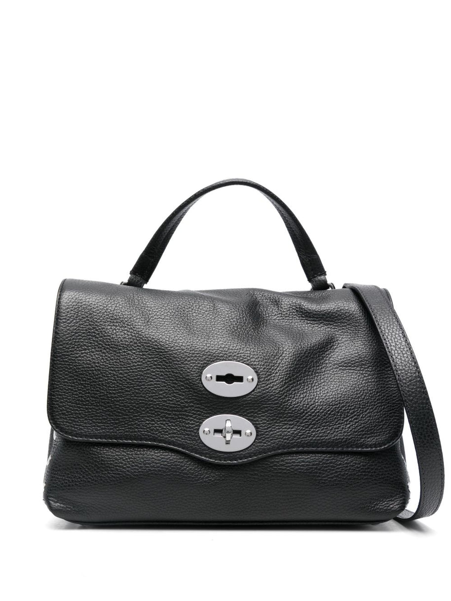 Zanellato Postina Daily Small Leather Handbag - Black