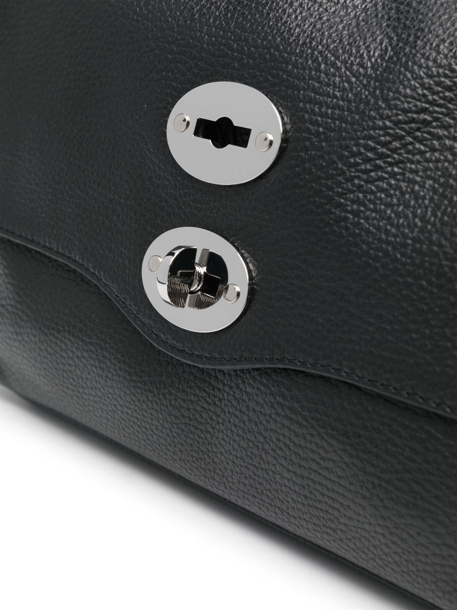 Zanellato Postina Daily Small Leather Handbag - Black