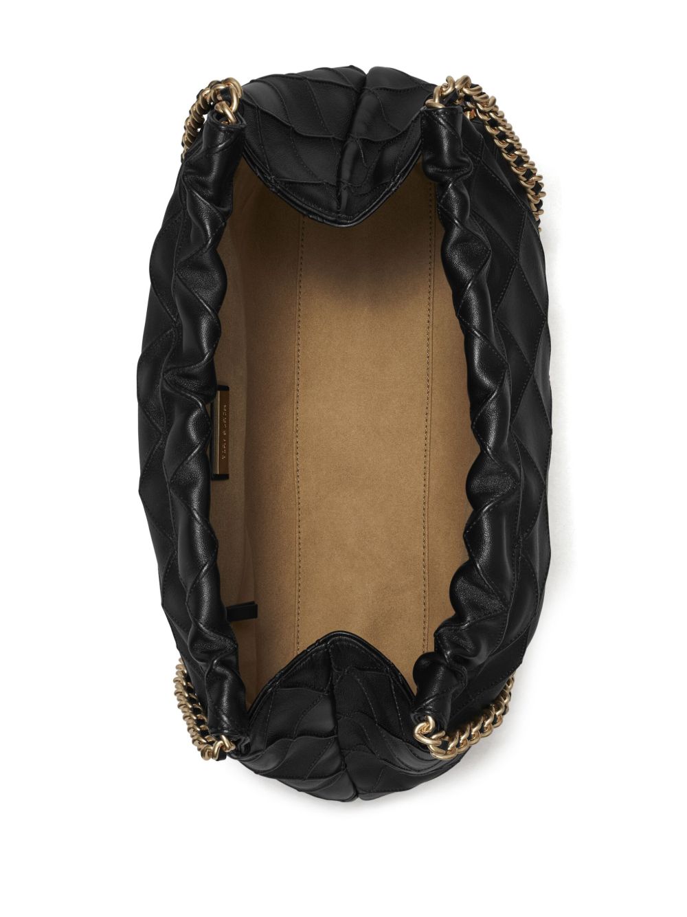 Tory Burch Fleming Leather Hobo Bag - Black