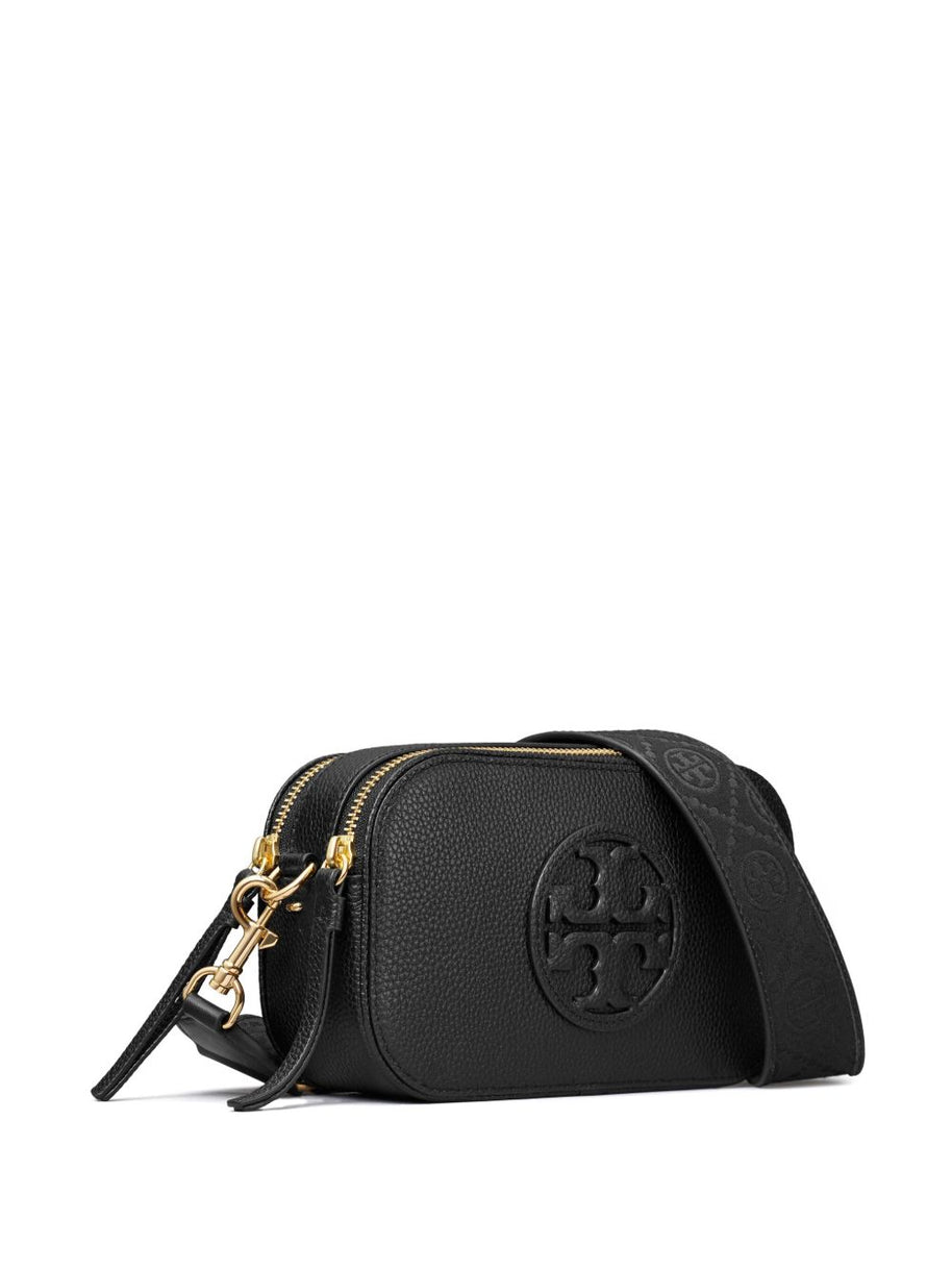 Tory Burch Miller Mini Leather Camera Bag - Black