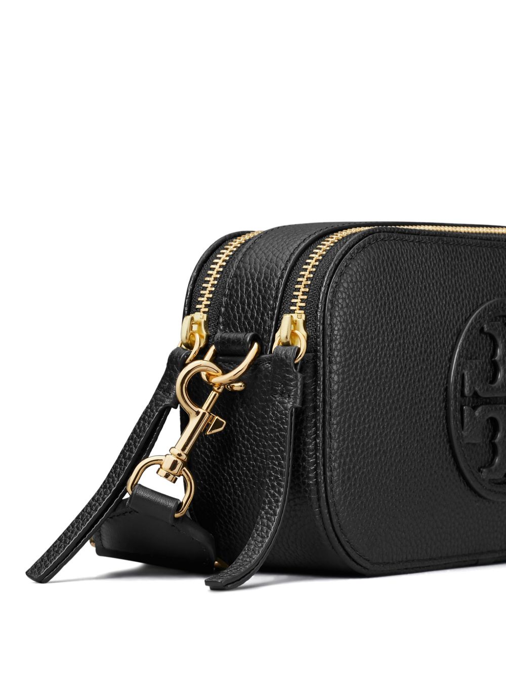 Tory Burch Miller Mini Leather Camera Bag - Black