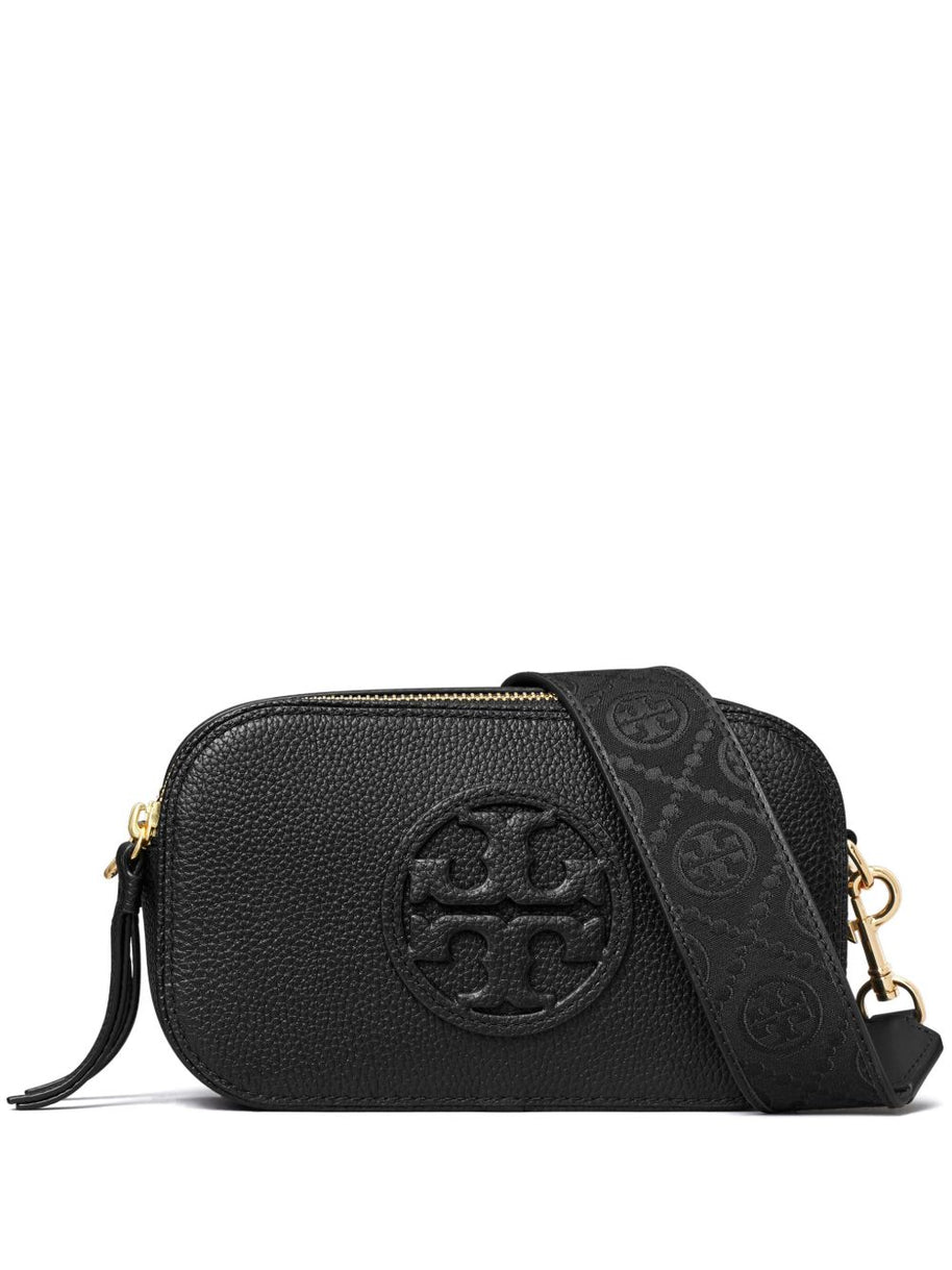 Tory Burch Miller Mini Leather Camera Bag - Black