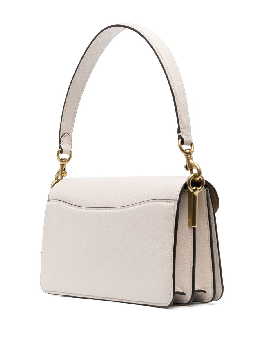 Coach Tabby 26 Leather Shoulder Bag - White