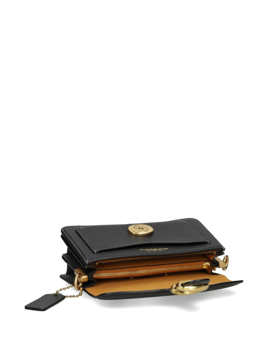 Coach Tabby 20 Leather Crossbody Bag - Black