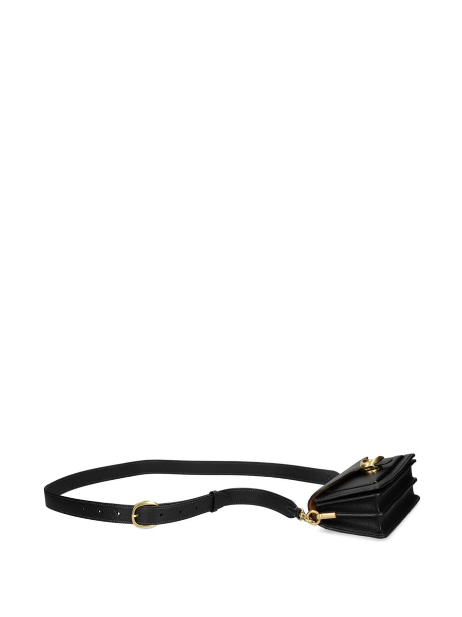 Coach Tabby 20 Leather Crossbody Bag - Black