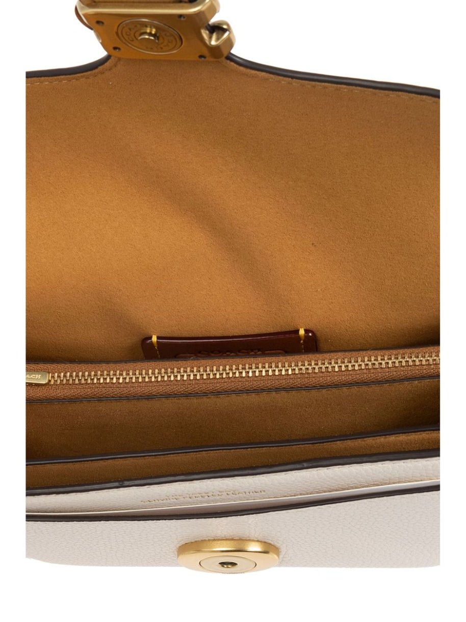 Coach Tabby 20 Leather Crossbody Bag - White
