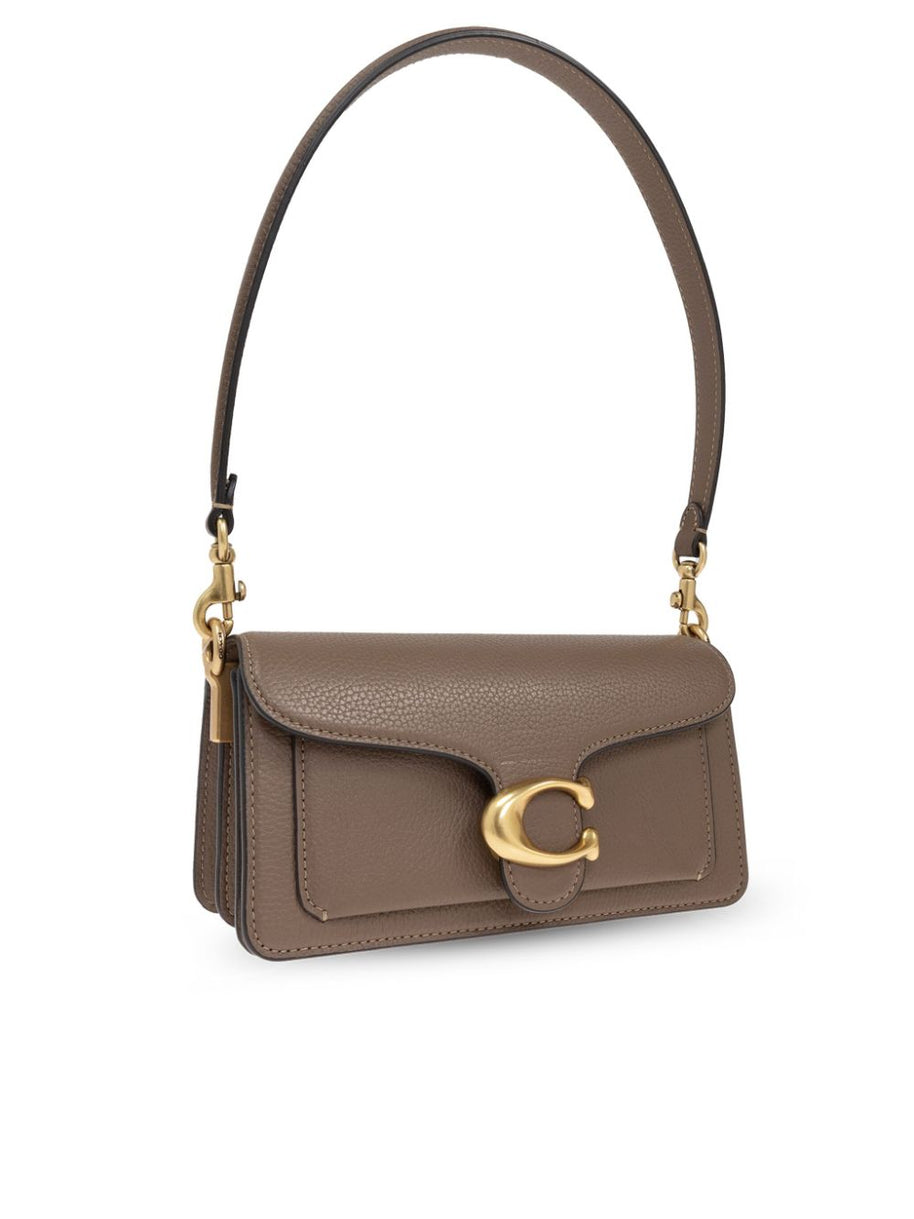 Coach Tabby 20 Leather Crossbody Bag - Dove Grey