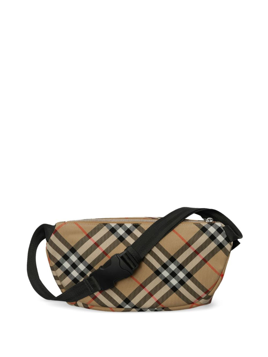 Burberry Check Belt Bag - Beige
