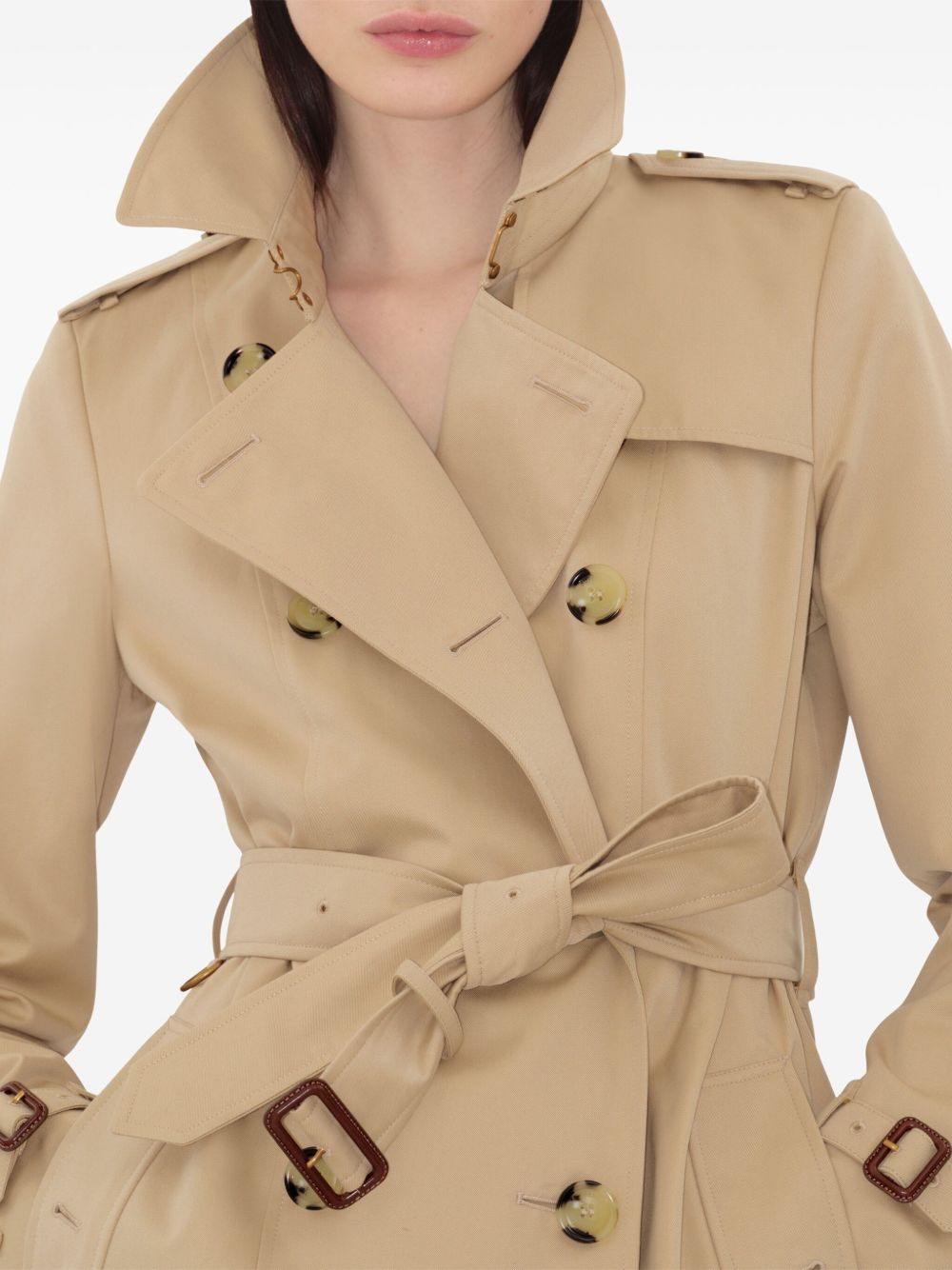 Burberry Chelsea Cotton Trench Coat - Beige