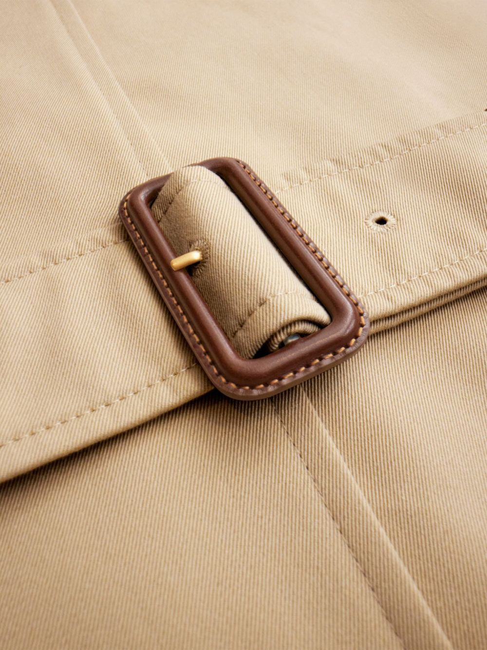Burberry Chelsea Cotton Trench Coat - Beige