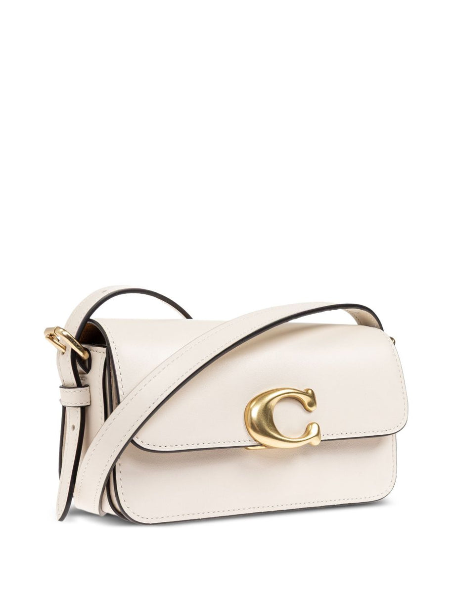Coach Zoe Leather Shoulder Bag - White