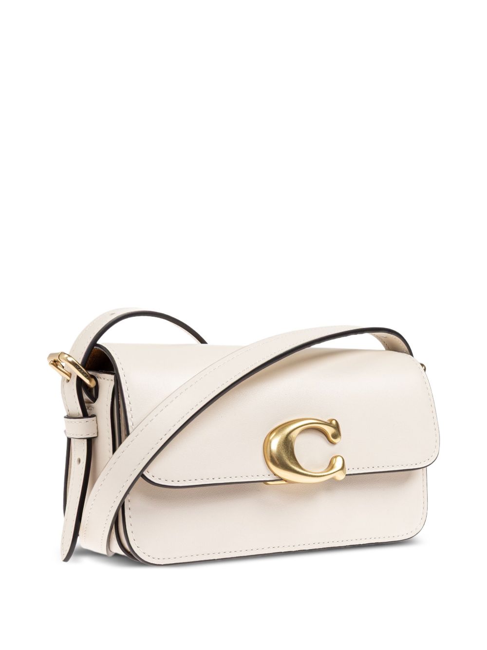 Coach Zoe Leather Shoulder Bag - White