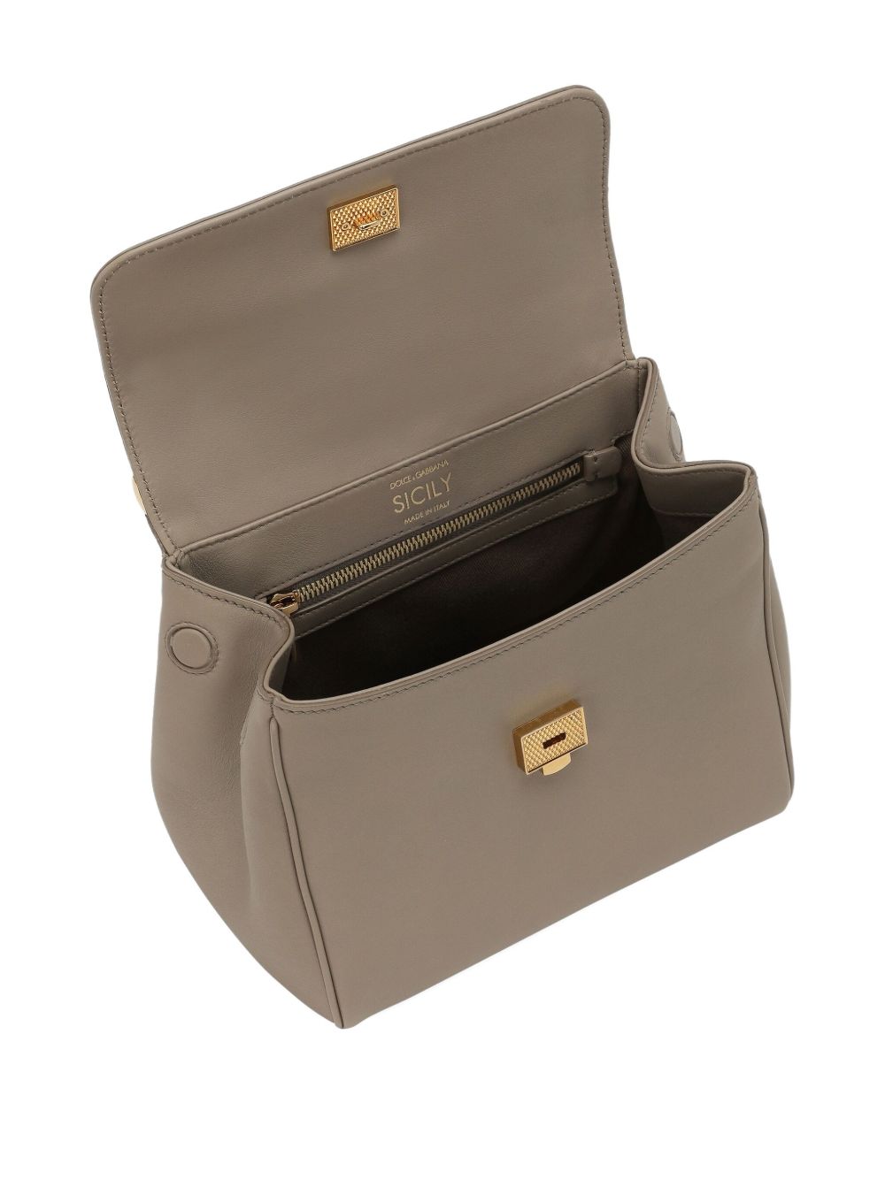 Dolce & Gabbana Sicily Soft Leather Handbag - Powder