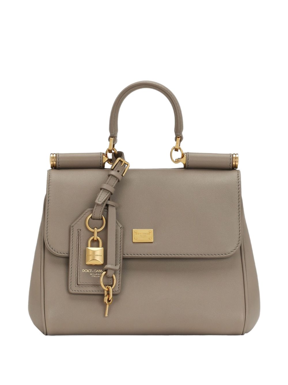 Dolce & Gabbana Sicily Soft Leather Handbag - Powder