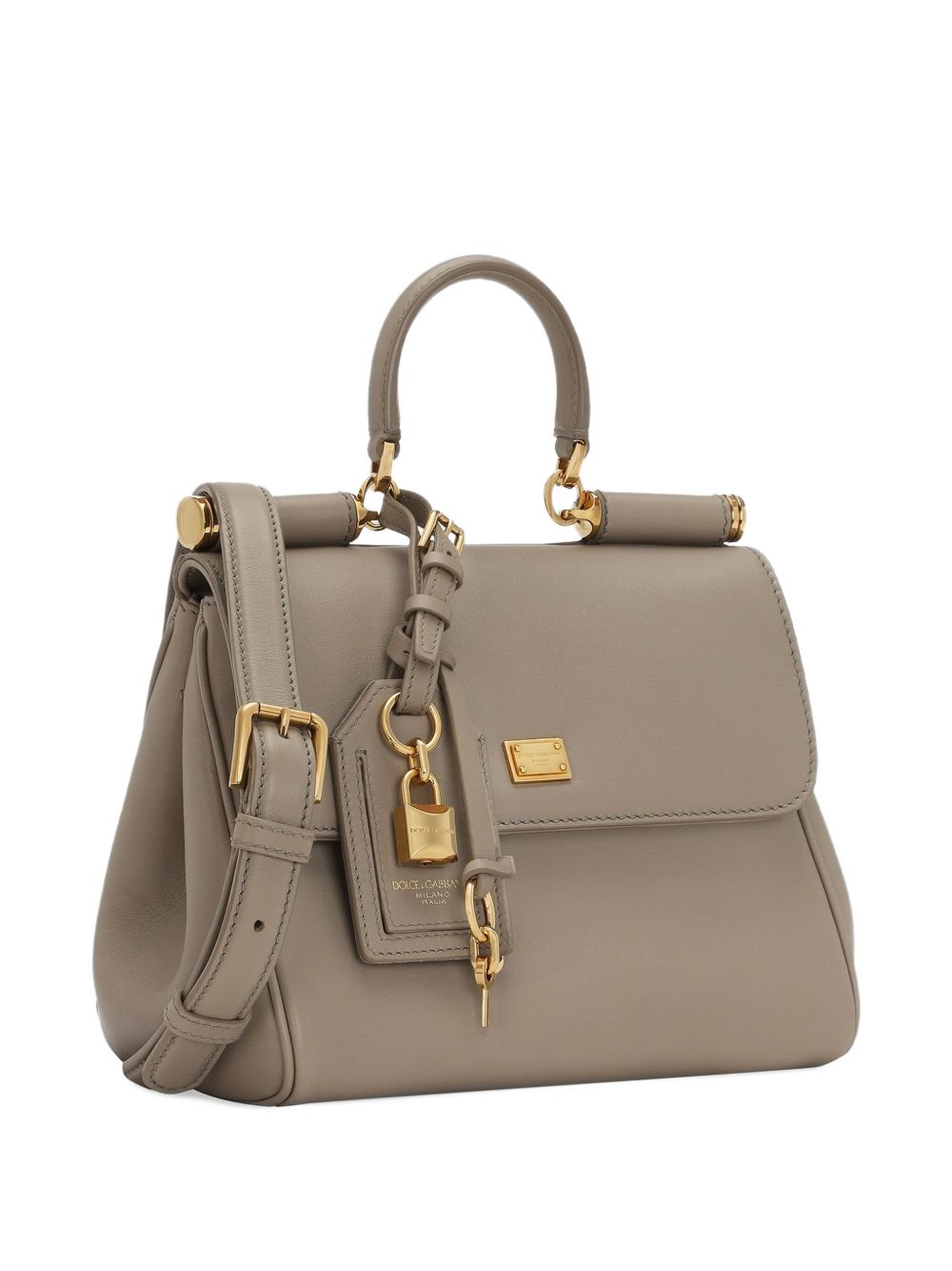 Dolce & Gabbana Sicily Soft Leather Handbag - Powder