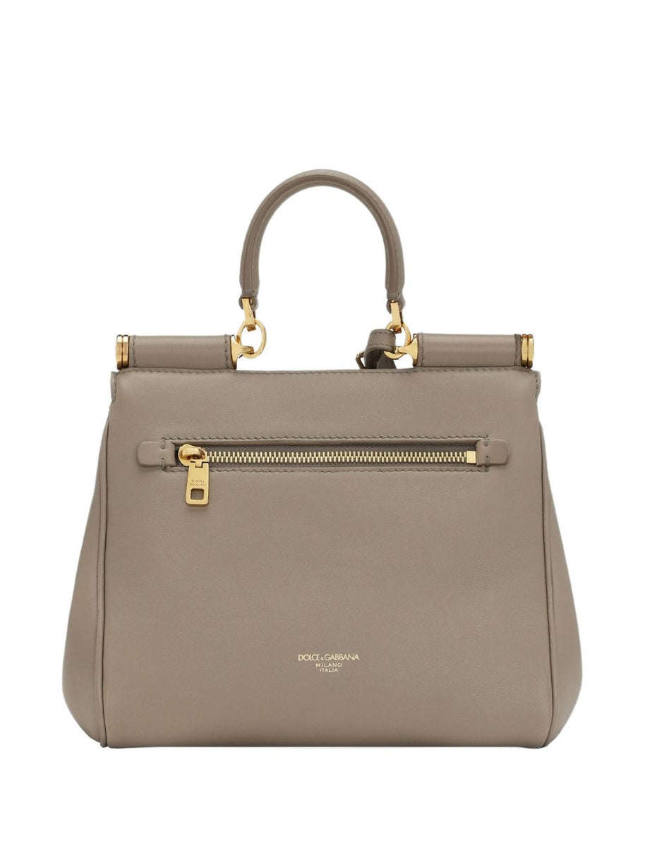 Dolce & Gabbana Sicily Soft Leather Handbag - Powder