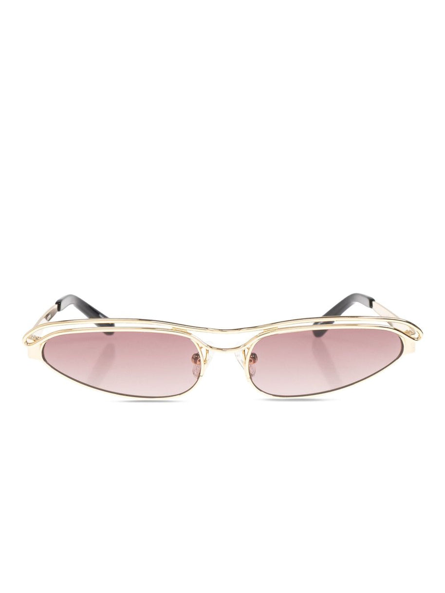 The Attico Sunglasses Golden