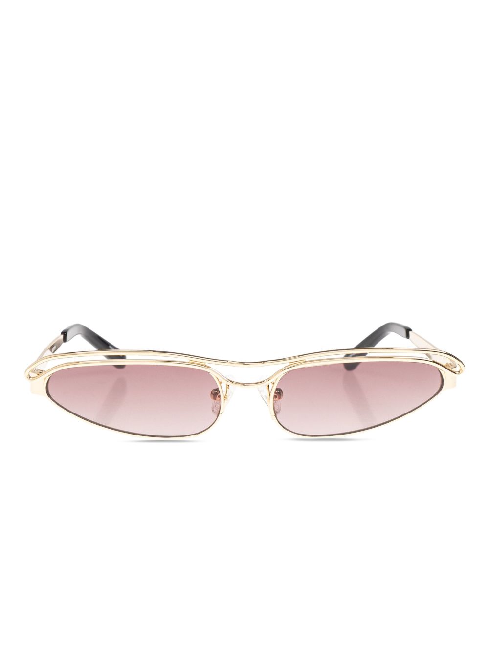 The Attico Sunglasses Golden