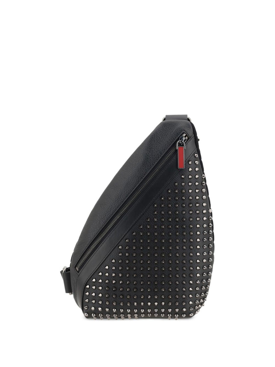 Christian Louboutin Funky Slingback Leather Backpack - Black