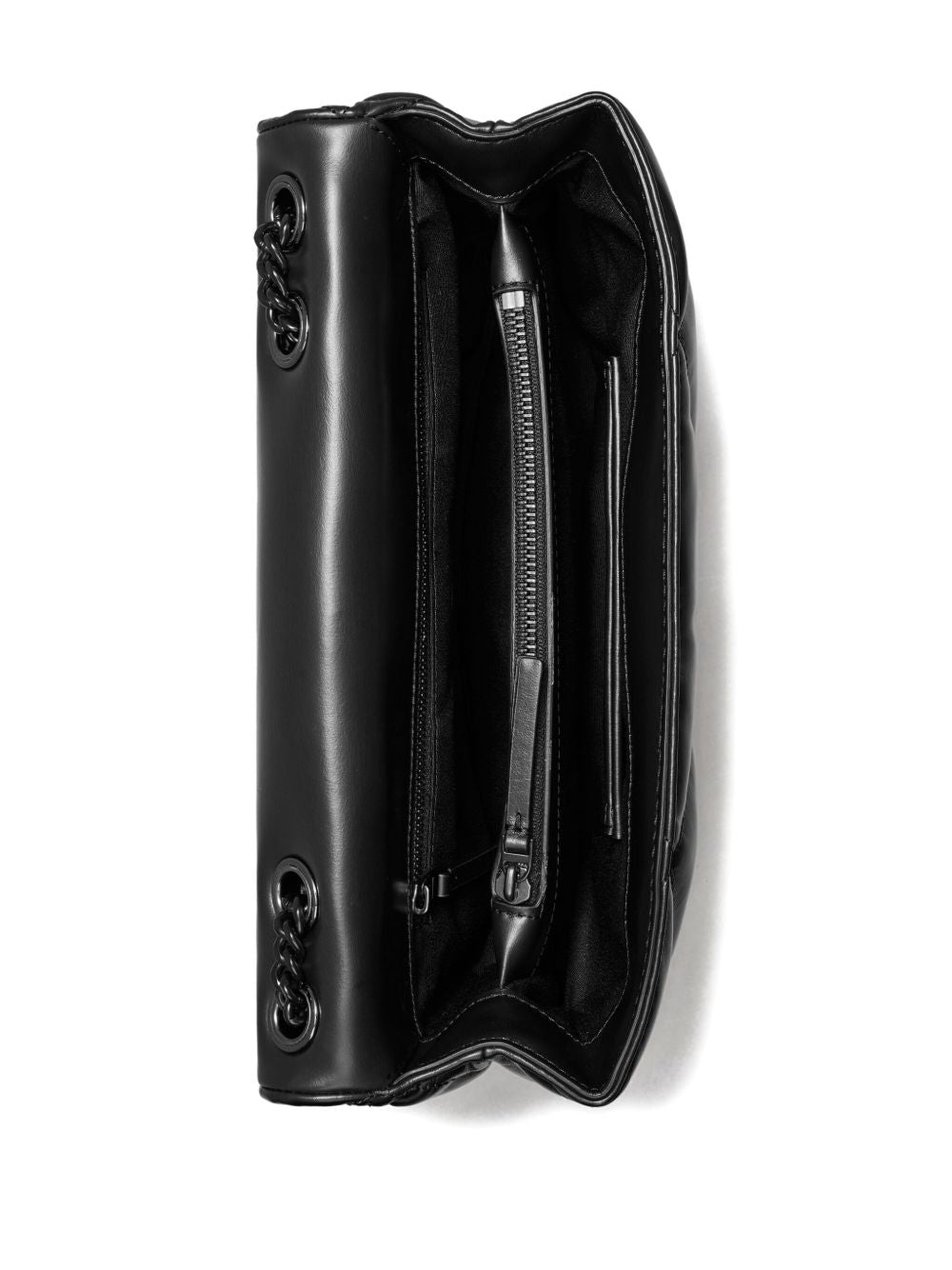 Tory Burch Kira Diamond Leather Shoulder Bag - Black