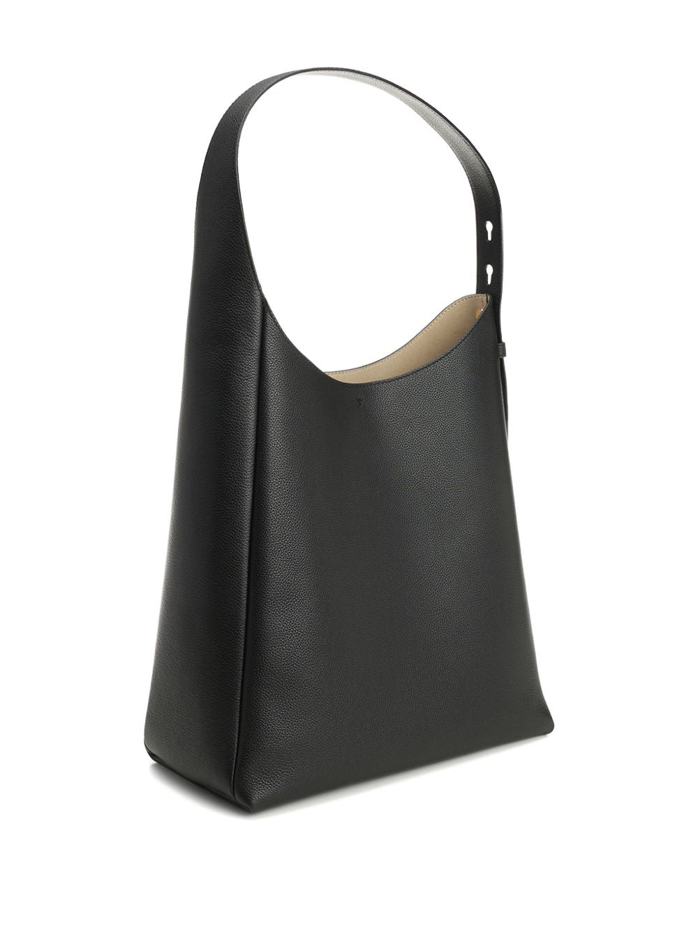 Tory Burch Romy Leather Hobo Bag - Black