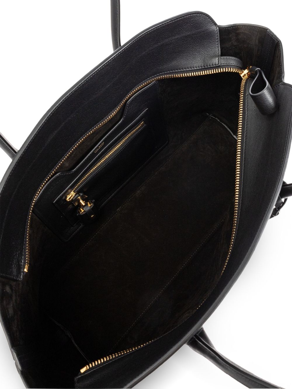 Tom Ford Large Leather Shopping Bag - Black