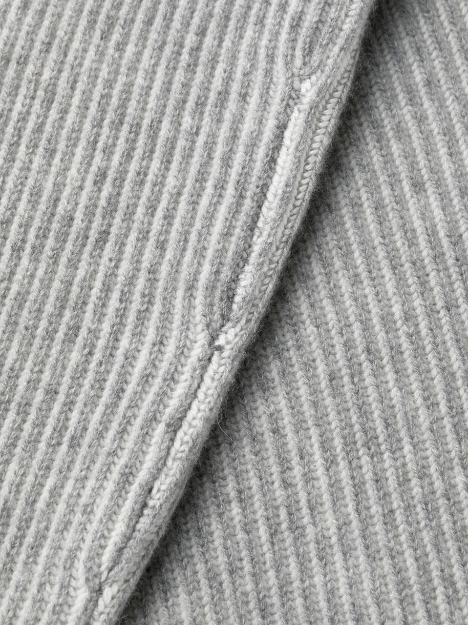 Brunello Cucinelli Cashmere Turtle-neck Sweater - Light Grey
