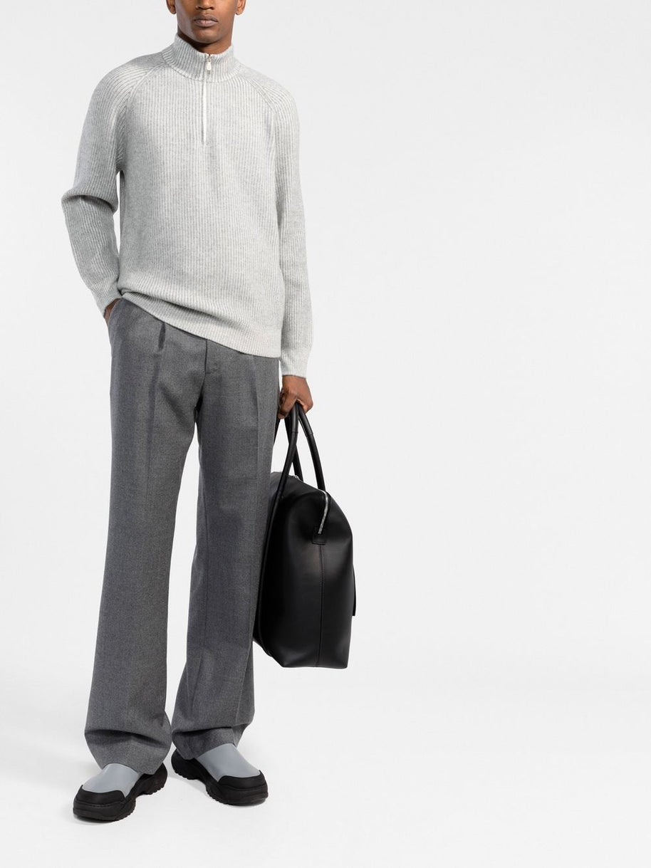 Brunello Cucinelli Cashmere Turtle-neck Sweater - Light Grey