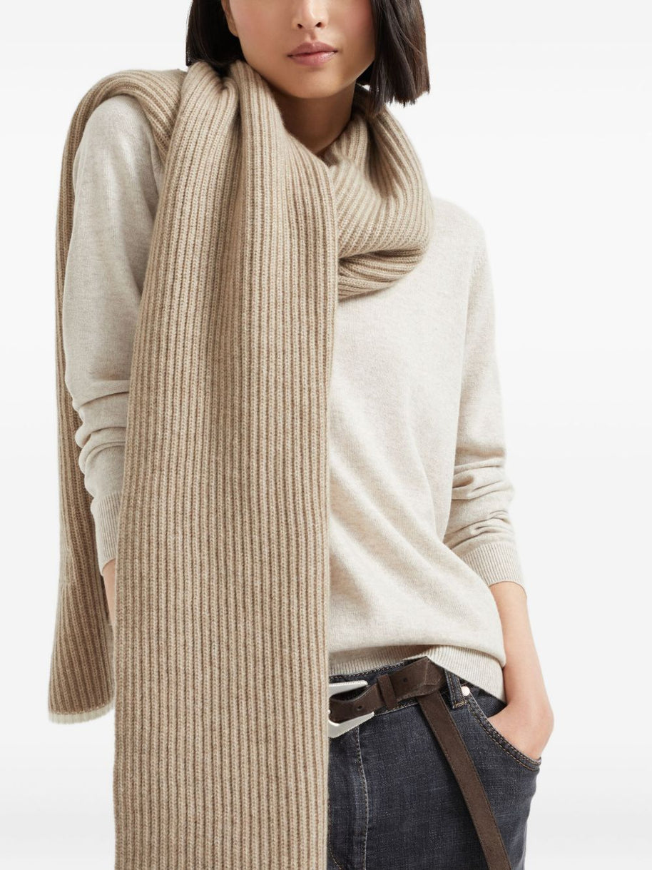 Brunello Cucinelli Cashmere Scarf - Brown