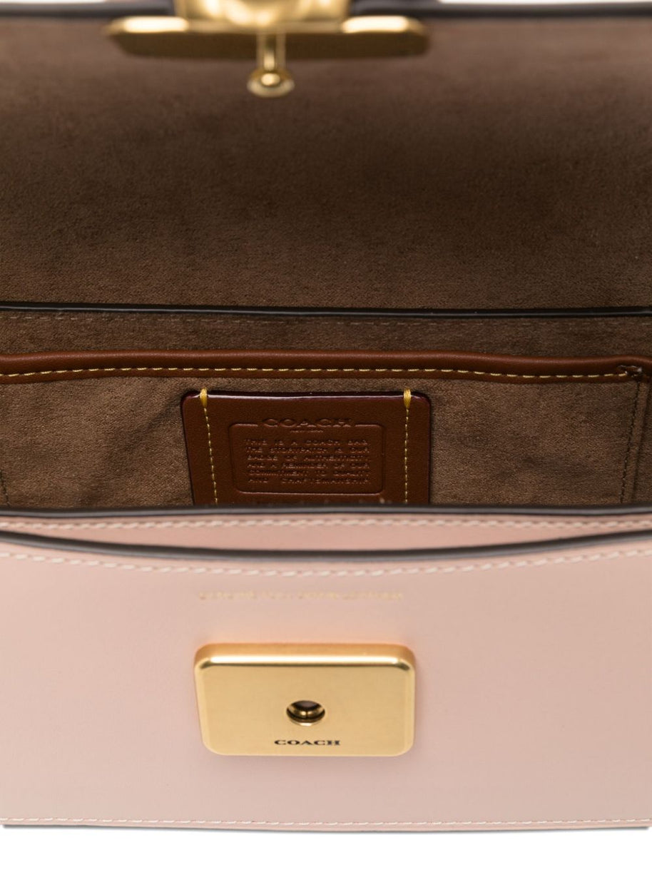 Coach Zoe Leather Shoulder Bag