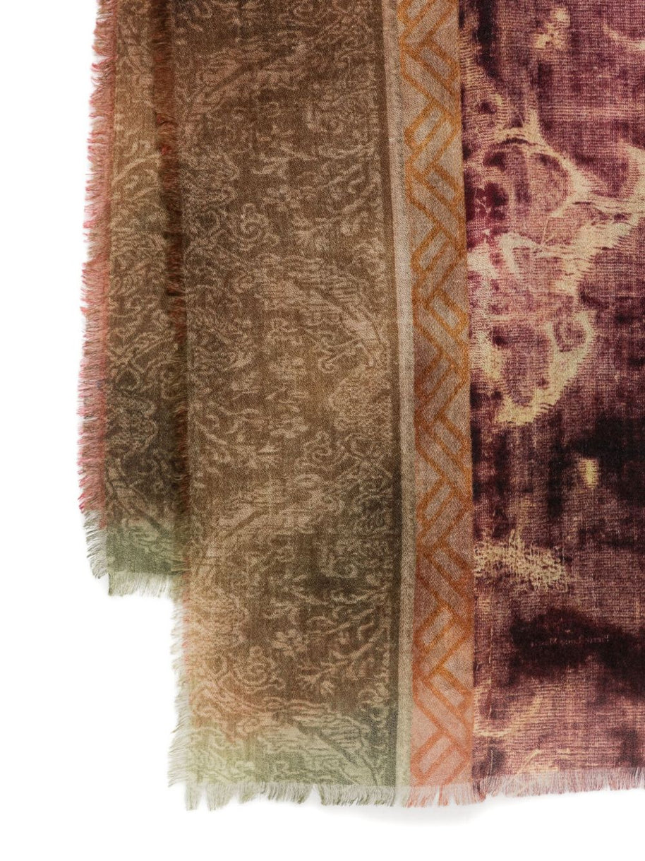 Pierre Louis Mascia Printed Cashmere Scarf - MultiColour