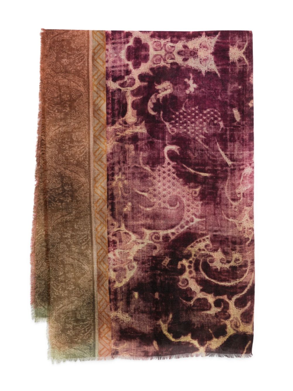 Pierre Louis Mascia Printed Cashmere Scarf - MultiColour
