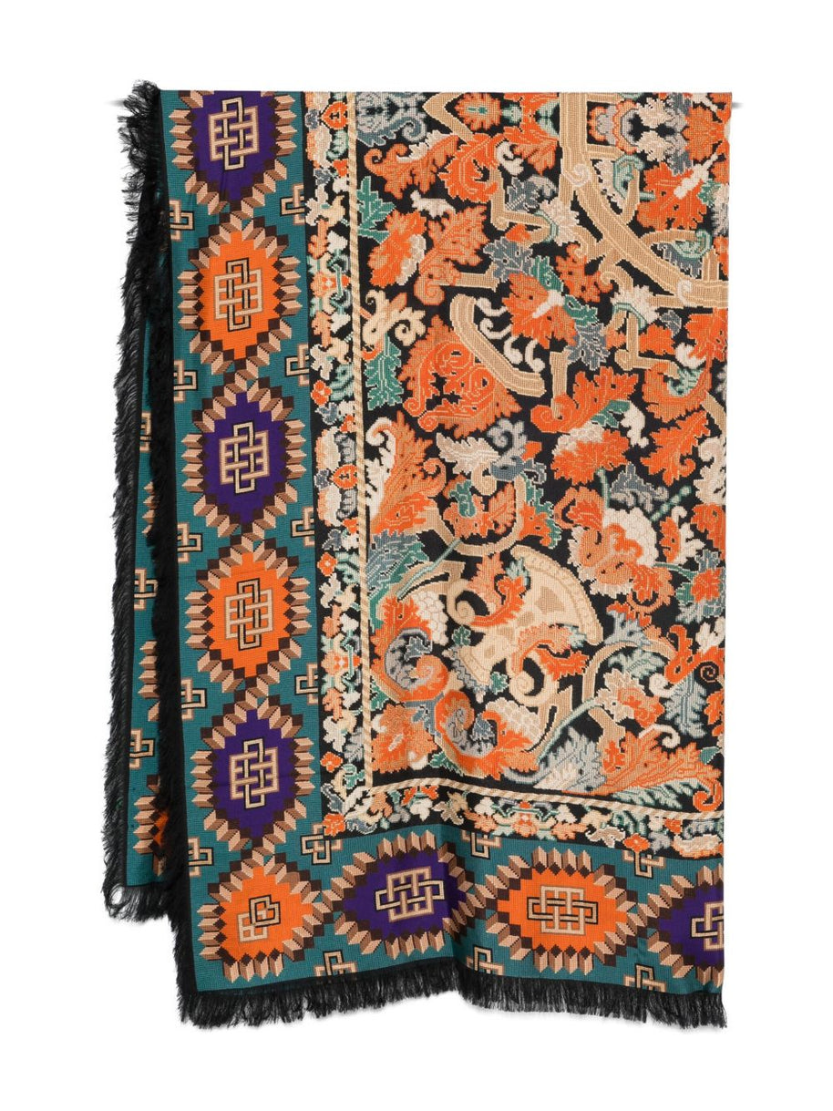 Pierre Louis Mascia Printed Silk Scarf - MultiColour
