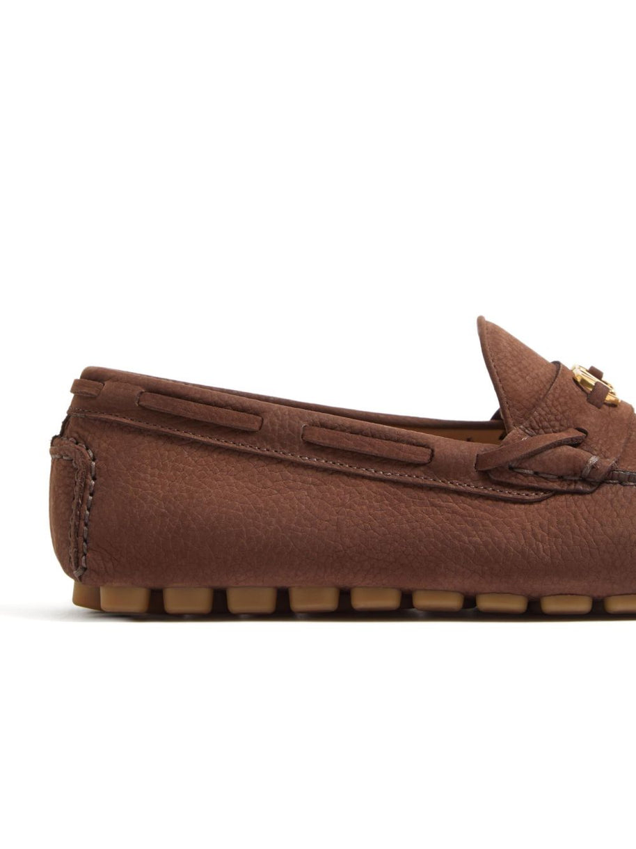 Valentino Garavani Driving Loafers - Brown