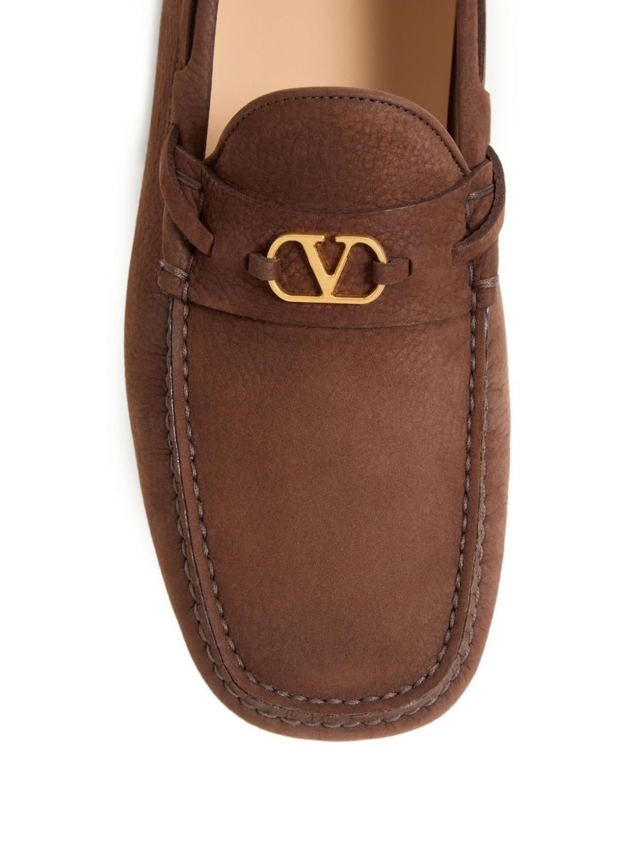 Valentino Garavani Driving Loafers - Brown