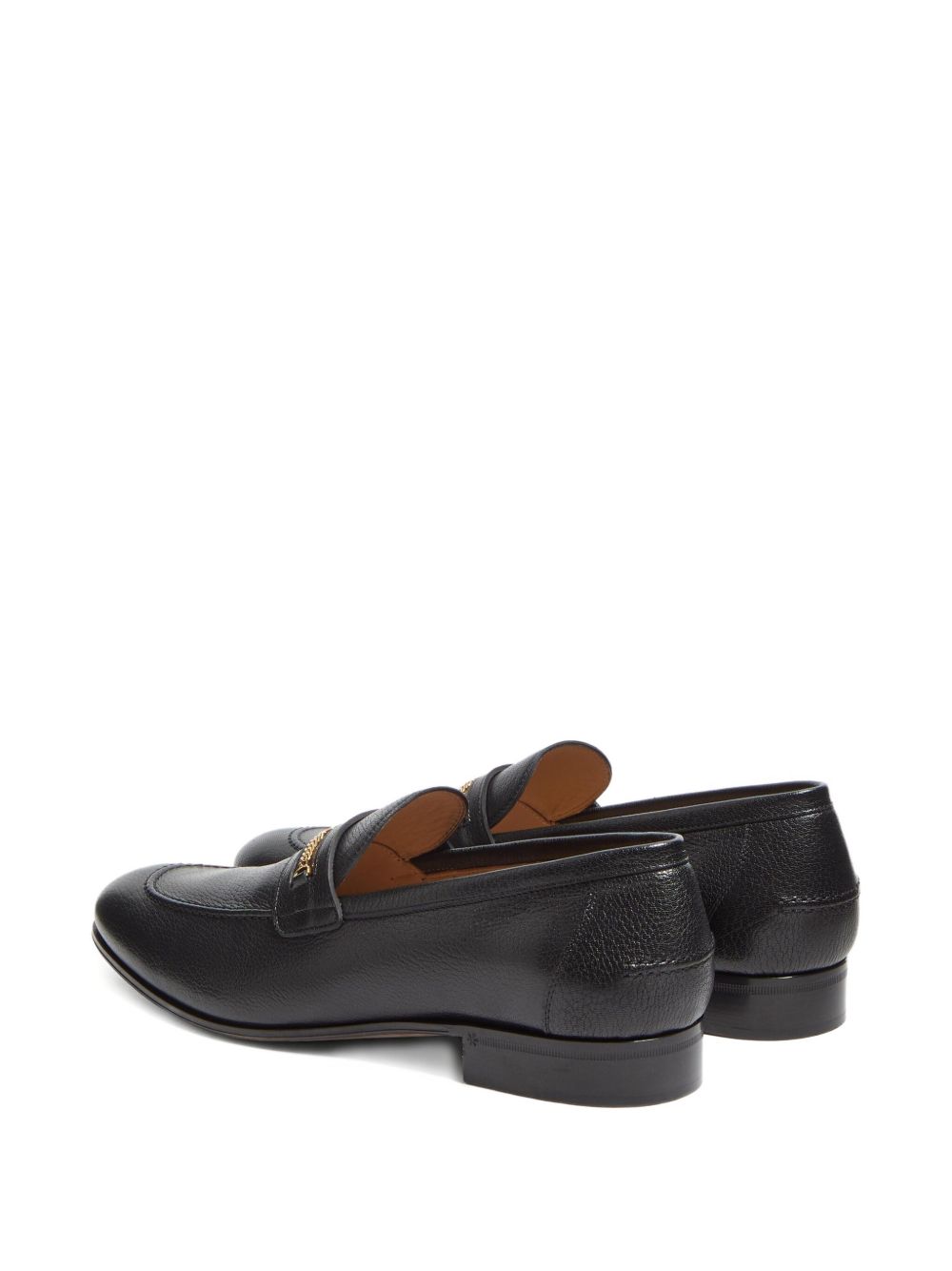 Valentino Garavani Leather Loafers - Black