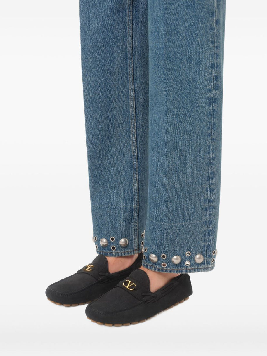Valentino Garavani Driving Loafers - Black