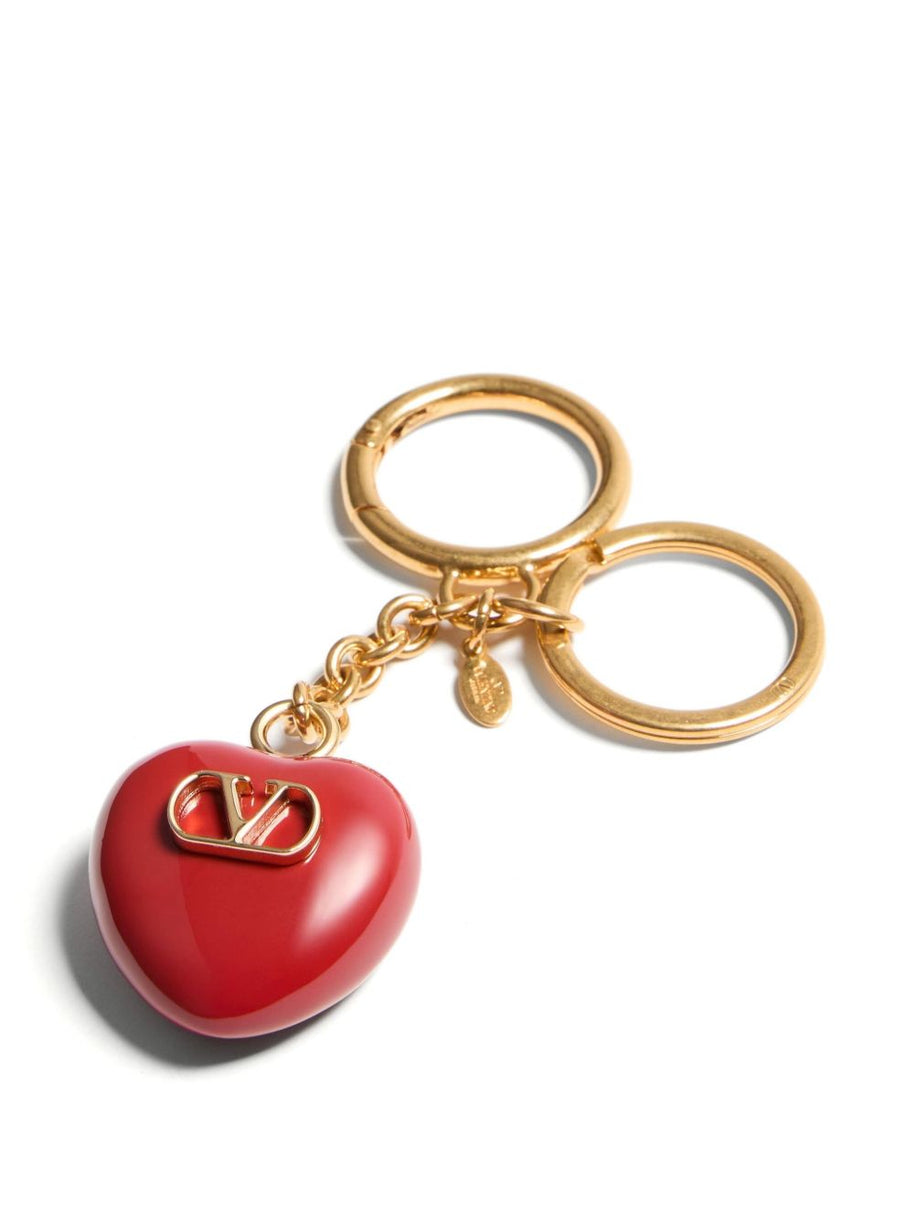 Valentino Garavani Coeur Royal Keychain - Red