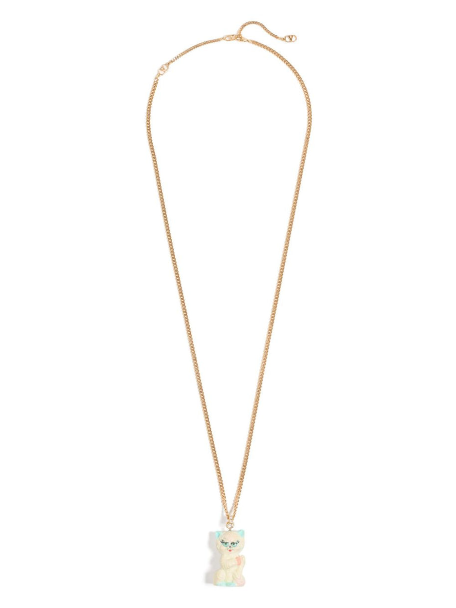 Valentino Garavani Le Chat De La Maison Necklace - Golden