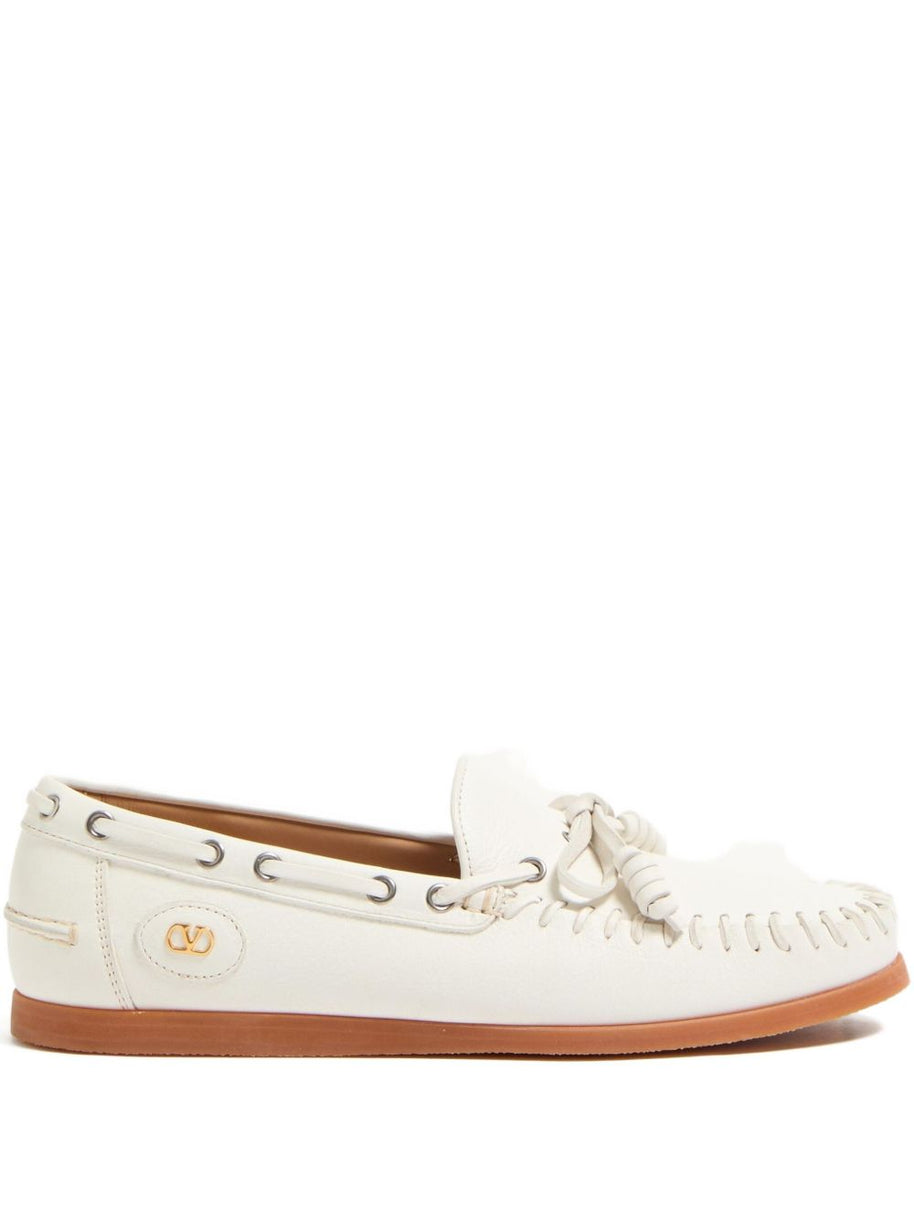 Valentino Garavani VLogo Signature Loafers - Ivory