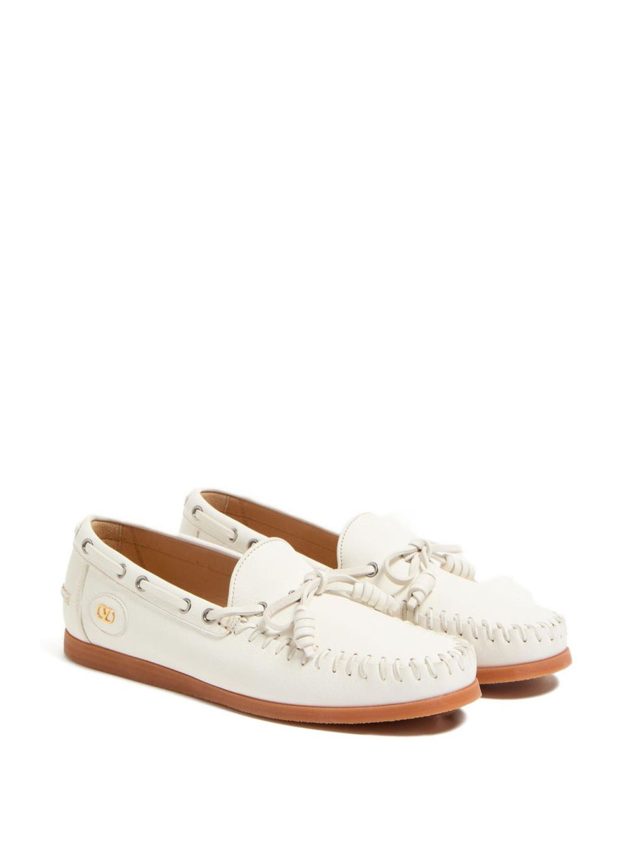 Valentino Garavani VLogo Signature Loafers - Ivory