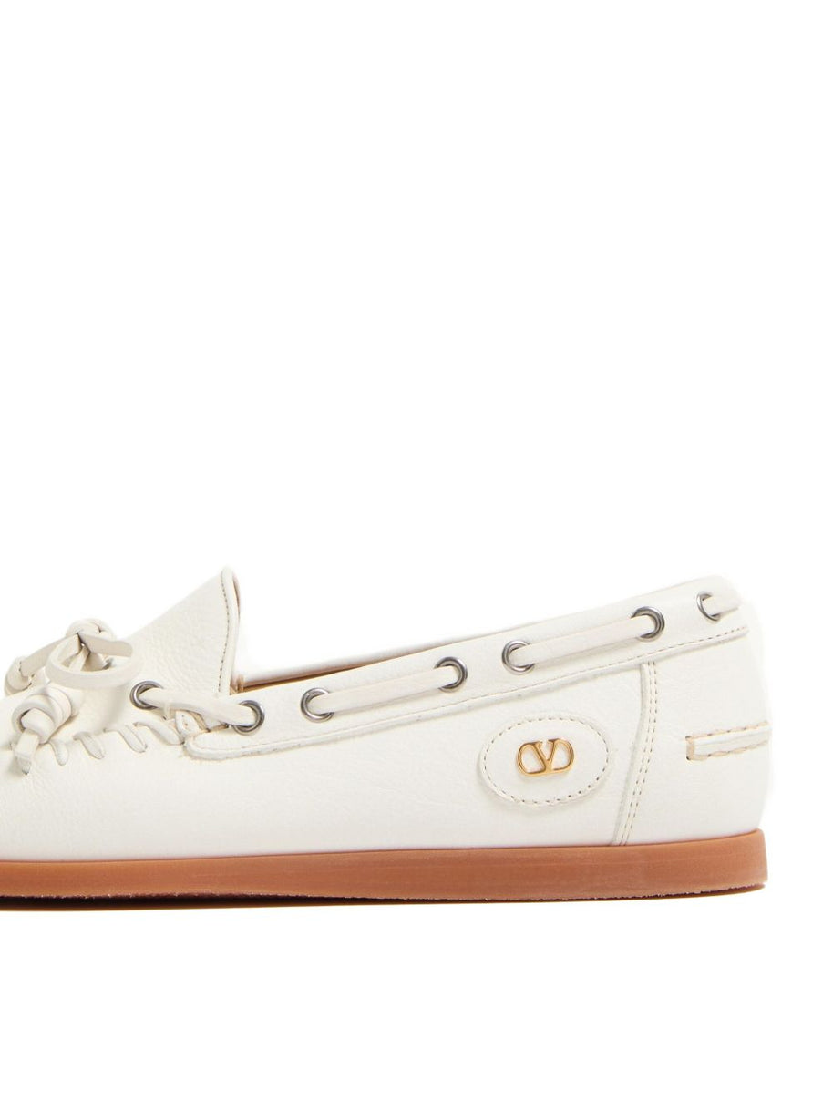 Valentino Garavani VLogo Signature Loafers - Ivory